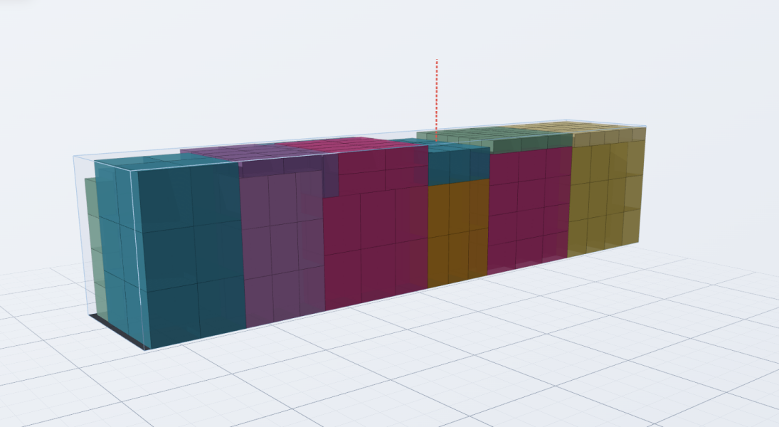 装箱装柜软件真实计算结果主图